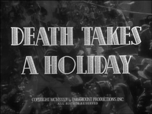 Death Takes a Holiday title card