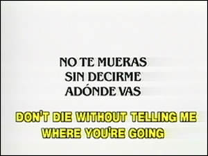 Don't Die Without Telling Me Where You're Going title card